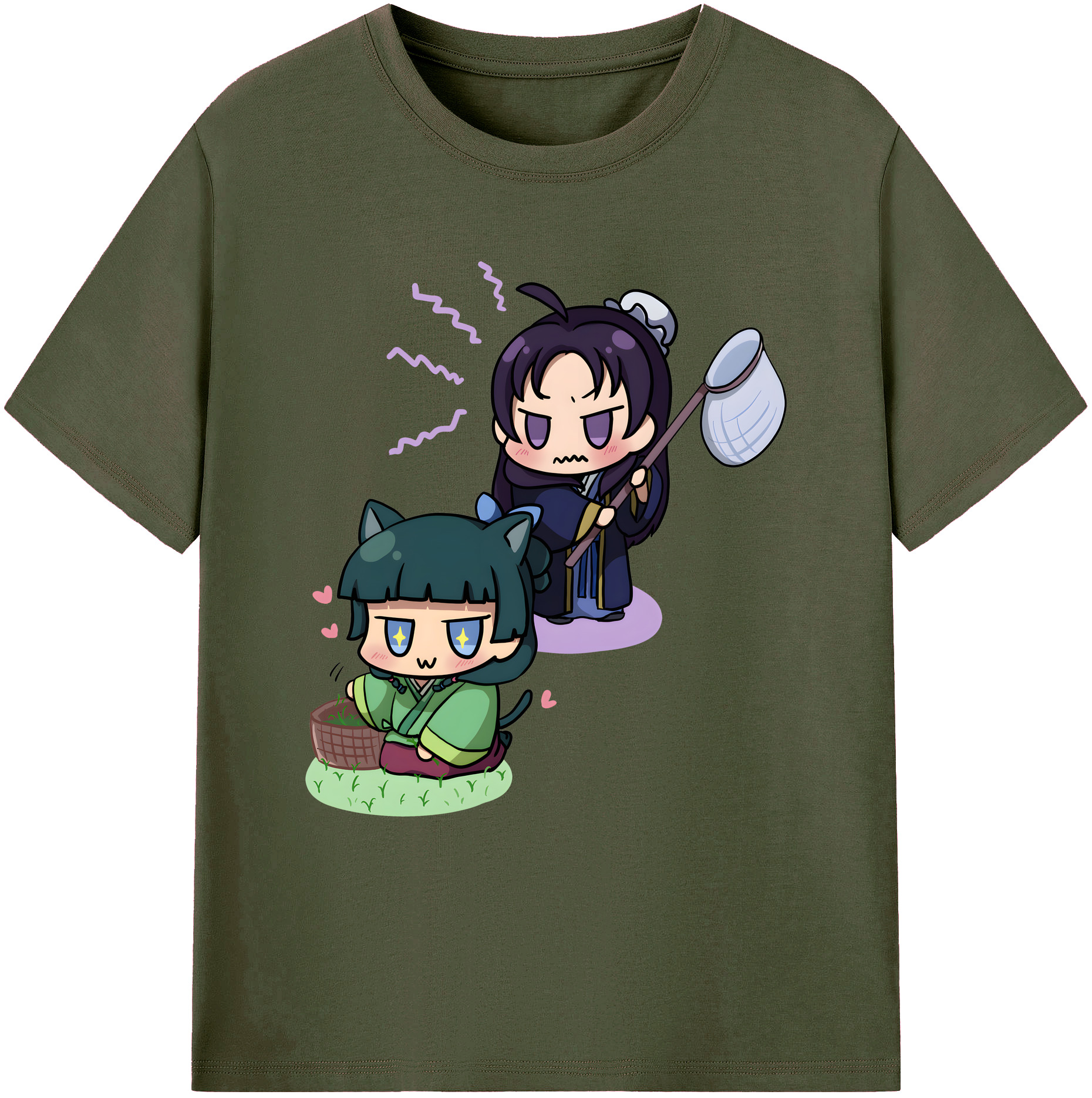 （画像用） 薬屋のひとりごと The Apothecary Diaries 綿100％ メンズ半袖Tシャツ｜肌触りやわらか＆通気性
